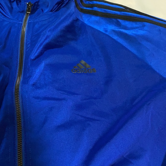 Blue adidas track jacket - Picture 3 of 3